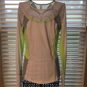Lululemon long sleeve athletic top.